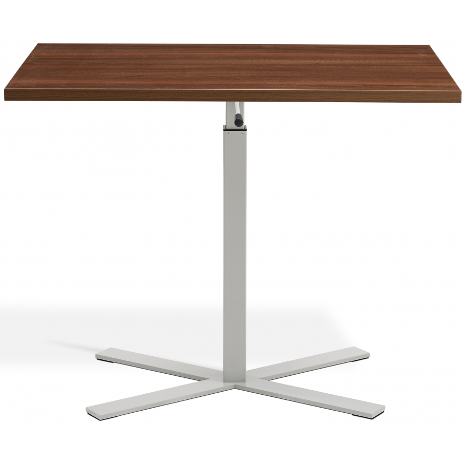 Boost Gas Lift Single Leg Table for Rectangular Tops